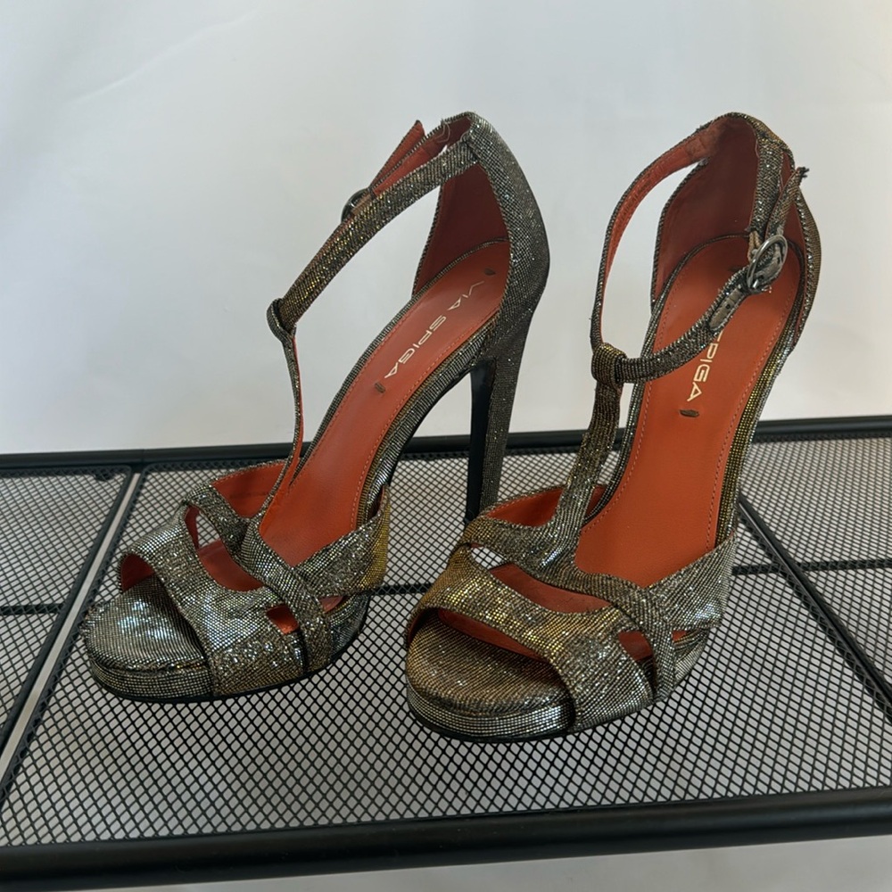 Metallic Silver & Gold Stiletto Heels | Let’s Celebrate in Style